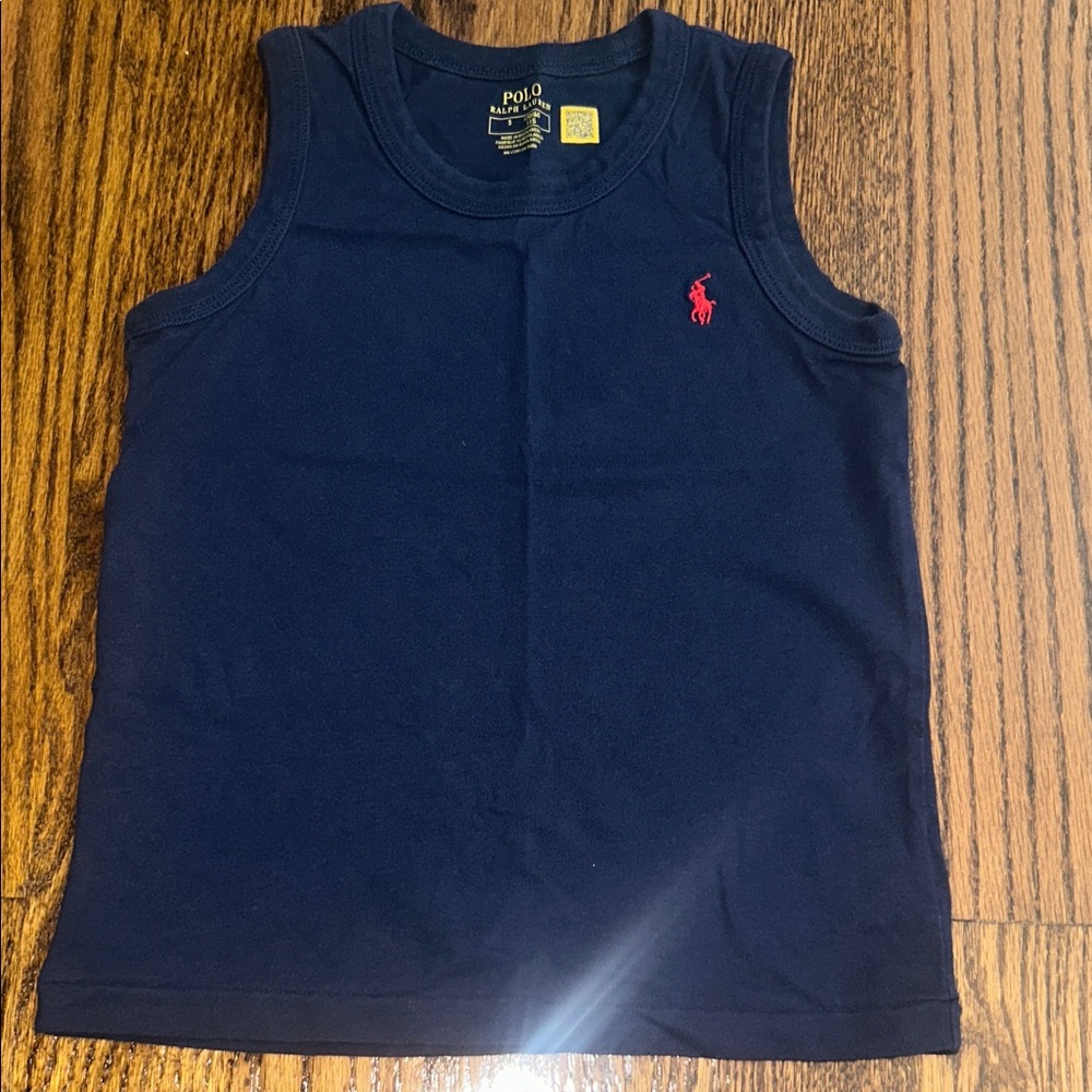 Polo by Ralph Lauren Dark Blue Kids Tank Top